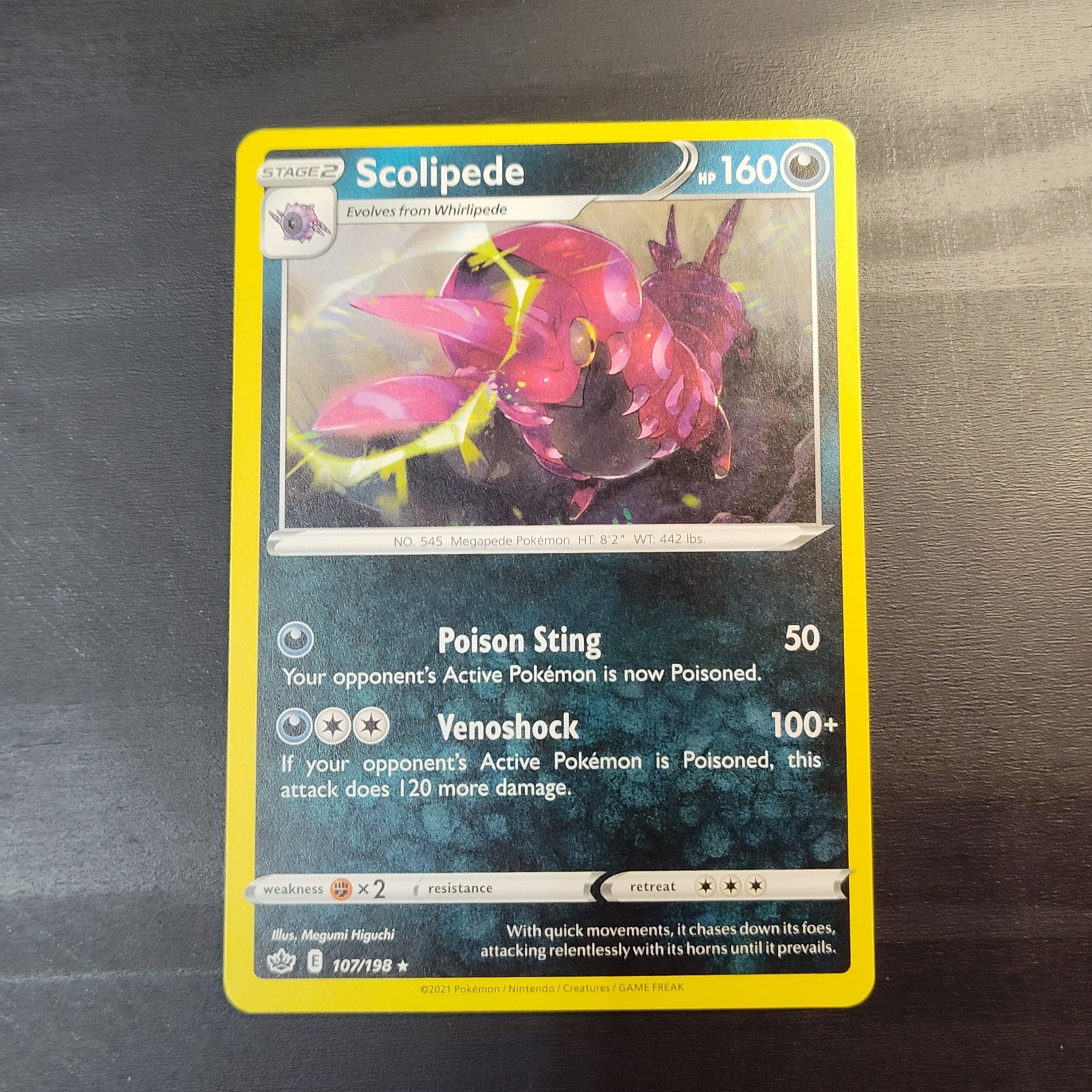 Scolipede, 107/198: Rare - Pokemon TCG Card