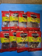 Jack Link's Beef Jerky Jalapeno  8 Bags 3.25oz Ea. 26oz Total