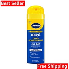 Dr. Scholl  s Odor-X ODOR-FIGHTING Spray-Powder  All-Day Odor Protection and...