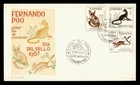 DR WHO 1967 SPANISH FERNANDO POO FDC ANIMAL STAMP DAY COMBO R86371