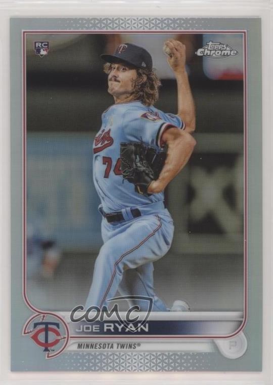 2022 Topps Chrome Refractor Joe Ryan #48 00jz
