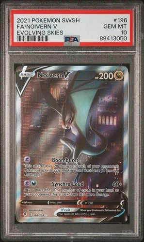 PSA 10 Noivern V #196 Pokemon Evolving Skies
