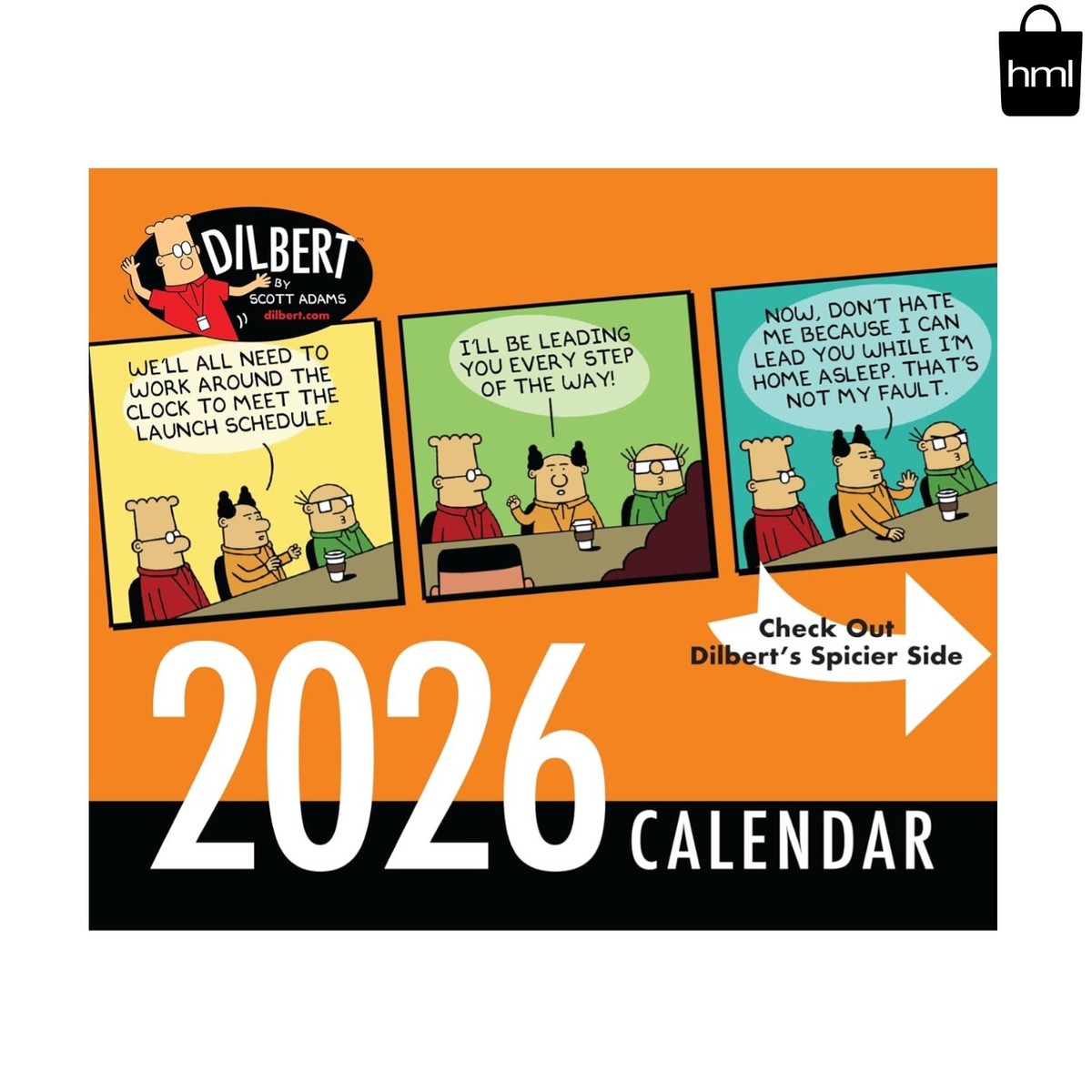 Scott Adams 2026 Calendar: Double-Sided Comics - Perfect for Home