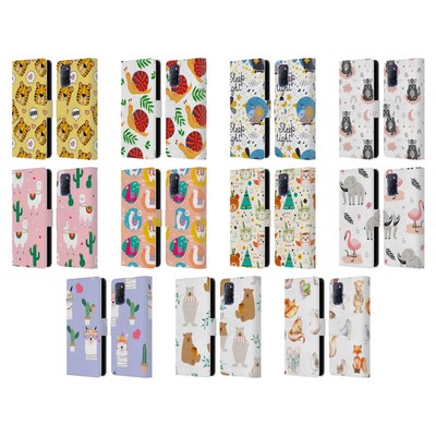 OFFICIAL HAROULITA ANIMAL PATTERNS LEATHER BOOK WALLET CASE FOR OPPO PHONES
