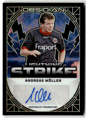 Panini Obsidian FIFA Soccer 2024-25 No. LS-AML Andreas Möller Auto 91/99