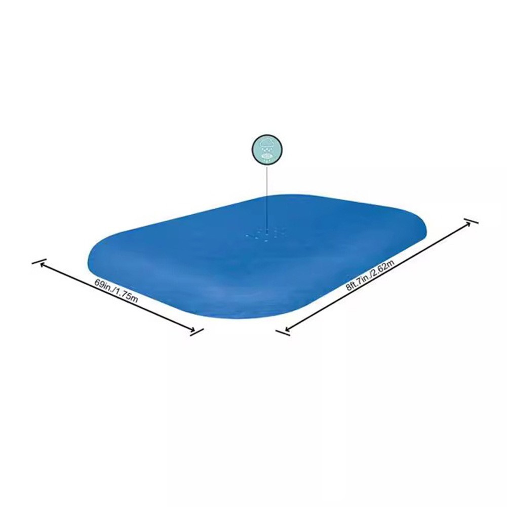 Cubierta de piscina con protección de tres capas para temperaturas extremas