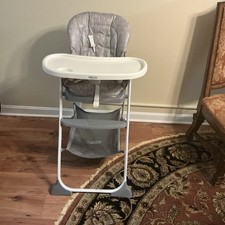 Graco Baby High Chair with Tray Safety Harness, Gray/White