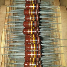 NOS DRALORIC SK8 100K 5% 1.5W H.V. CARBON RESISTORS EQ PIHER QUALITY ! 10pcs