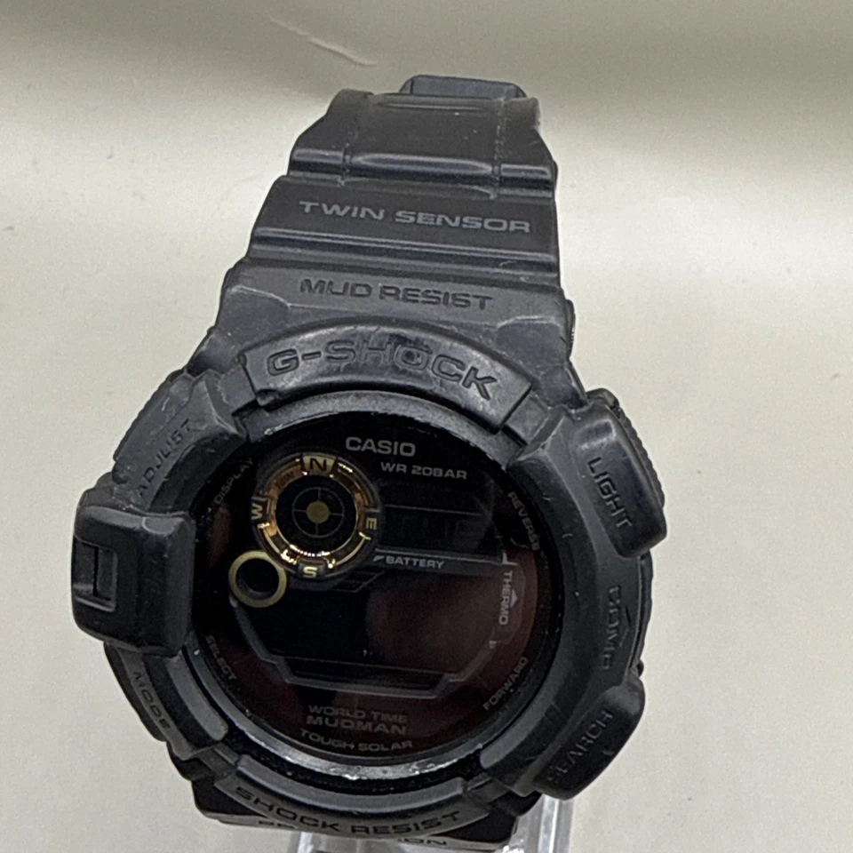 Casio G-shock Mudman Solar G-9300 GB de colección buena pieza usada #0213 Foto 3 de 4