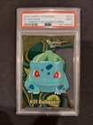 PSA 9 Bulbasaur Clear Card 2000 Topps Pokemon