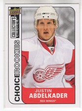 08/09 UD COLLECTORS CHOICE JUSTIN ABDELKADER ROOKIE RC #201