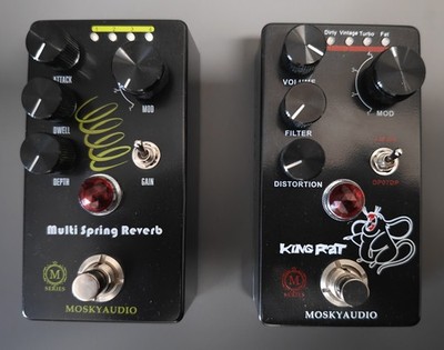 Mosky Audio Effektpedale - King Rat & Multi Spring Reverb