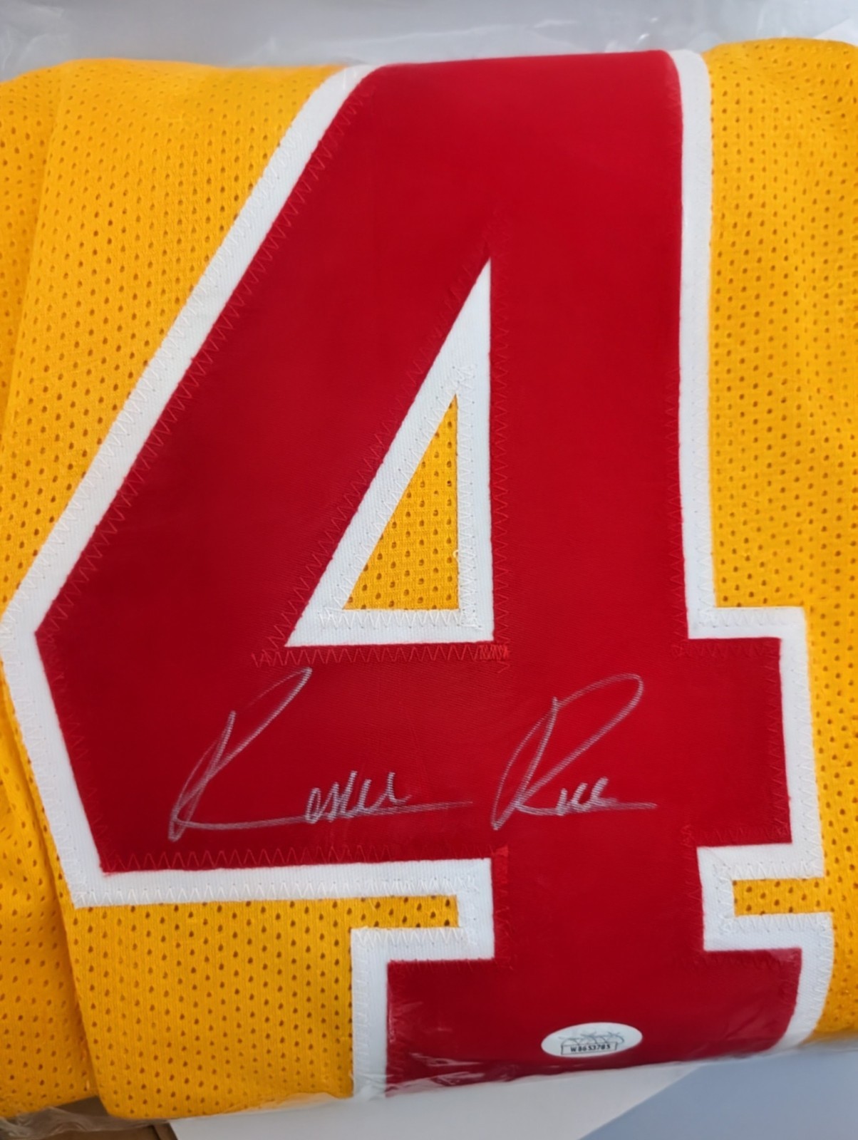 Chiefs Rashee Rice Jersey RaShee Rice Autographed Signed Kansas City Chiefs Original Football ...