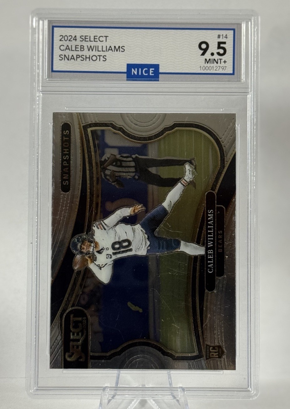 2024 Panini Select - Snapshots Caleb Williams #14 ROOKIE NICE 9.5 Bears RC