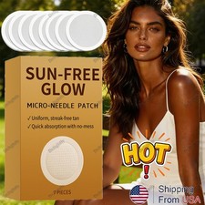 2026 Sun Free Glow Patches,PurevLab Self-Tanning Patch  Natural Bronze 7 Tablets