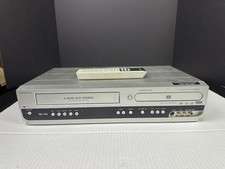 Magnavox MWR20V6 VHS/VCR/DVD Combo For Parts Not Working No Battery Cover Remote