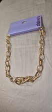 Gold Tone Chunky Chain Necklace