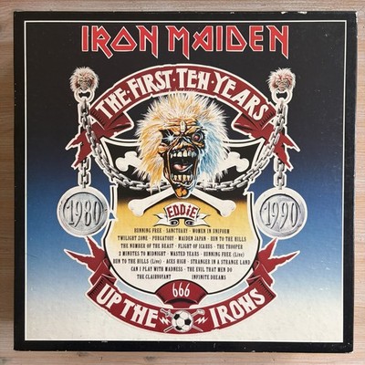 Iron Maiden The First Ten Years Vinyl Box Set Limited Edition 10x Double 12  IRN
