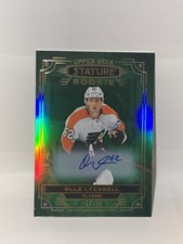 2022-23 Upper Deck Stature Auto Green #137 Olle Lycksell #/65