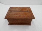 VINTAGE WOOD INLAY CIGARETTE BOX DISPENSER