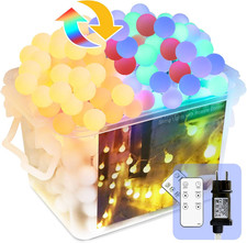 Catena Luminosa 20 M, 150 LED Luci Led Palle, Luci Da Esterno Catena Luminosa Co