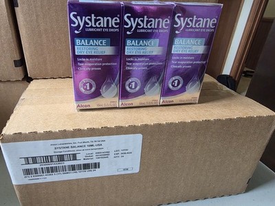 Systane Balance Restoring Lubricant Eye Drops 10ml **LOT OF 24**  EXP: 08/2026