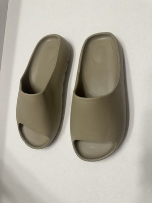 Cloud Foam Slide Sandals Unisex Comfort Slides Open Toe Light Coffee Size 6.5