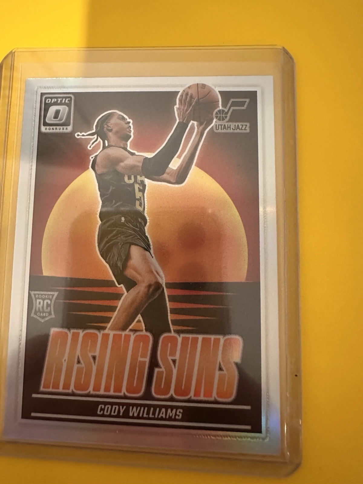 Cody Williams 2024-25 Panini Donruss Optic Basketball Rising Suns RC Holo