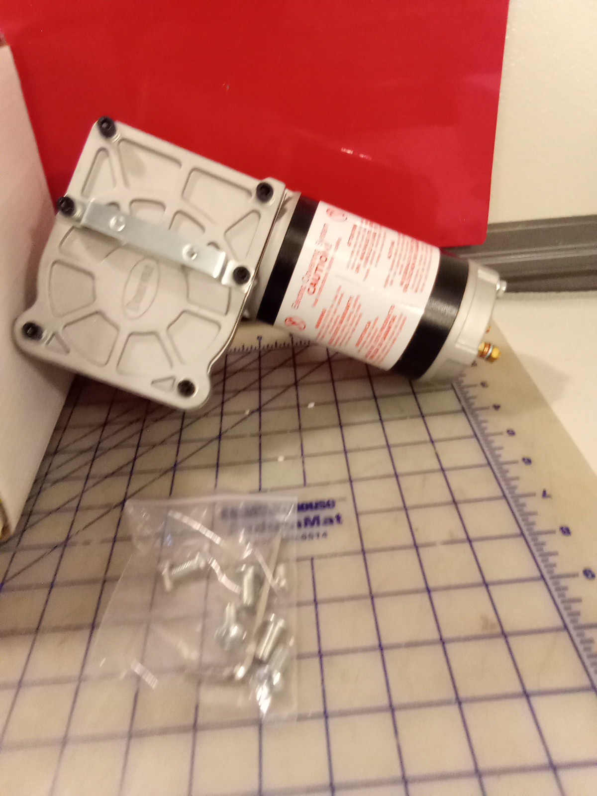 Durabuilt Direct Drive Motor With Chrome Cover For Truck Tarp, 12V, 600W, New...