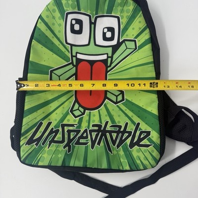 Unspeakable Backpack Kids Green Gamer YouTube School Bag | eBay