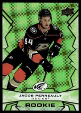 2022-23 Upper Deck Ice Green Jacob Perreault Rookie Anaheim Ducks #110