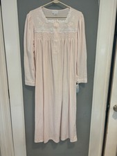 Nightgown Heavenly Bodies Miss Elaine Pink Cottage Size 1X NWT long sleeve