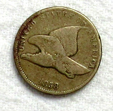 1858 Sm Ltrs  Flying Eagle Cent Pleasing F.