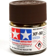 Tamiya #81790 Xf-90 Red Brown 2 Mini 1/3 ounce Free Shipping