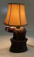 Vintage Elephant Table Lamp, Night Light