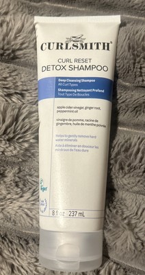 Curlsmith Wash & Scrub Detox Shampoo Curl Reset 8fl Oz New