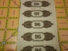 Pittsburgh Cincinnati Chicago & St Louis Railroad $25 Bond Coupons Strip of 9 — photo 7