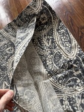 Fabritual Funda De Cojín Hecha A Mano Con Estampado De Bloques De Lino Puro De 16 X 16 Pulgadas, Con Cremallera, Para Sofá, Interior, Exterior, Otoño, Decoración De Verano, Decoración Bohemia