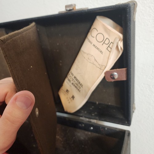 Fisher M-Scope Model MA Metal Detector w/ Case, Headphones, Manual - Untested - Picture 10 of 17