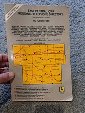 East Central Iowa Telephone Directory Oskaloosa Newton Knoxville Grinnell
