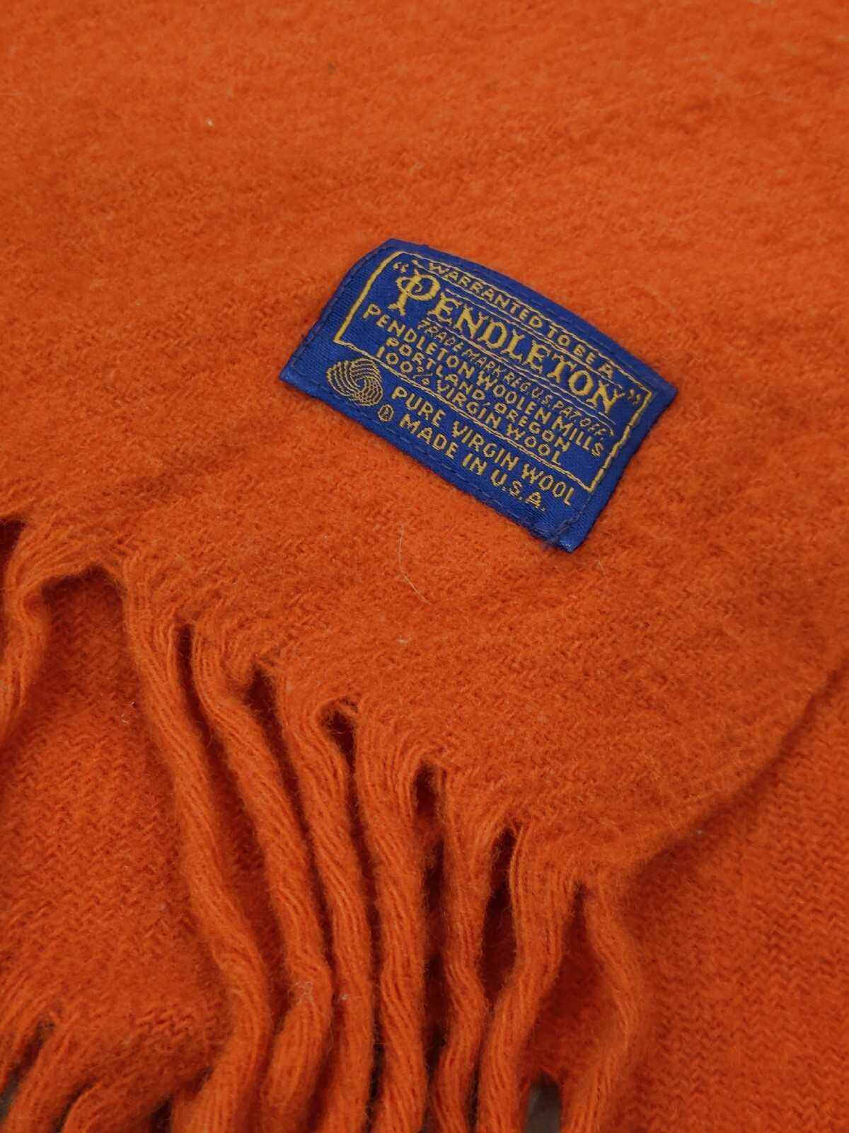 Pendleton Wool Stadium Blanket 61"x50" University of Texas Longhorns