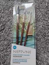 Princeton Neptune Artist Brush. Synthetic Squirrel 3pc