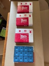 New 48 count of Master Billiard Pool Cue Chalk - Blue 4 Boxes