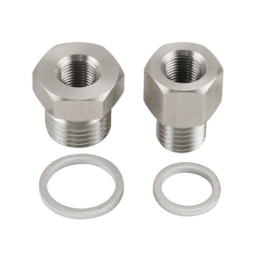 1/8" NPT Oil Pressure Coolant Temp Sensor Adapter For Chevy Silverado Suburban - Picture 3 of 7