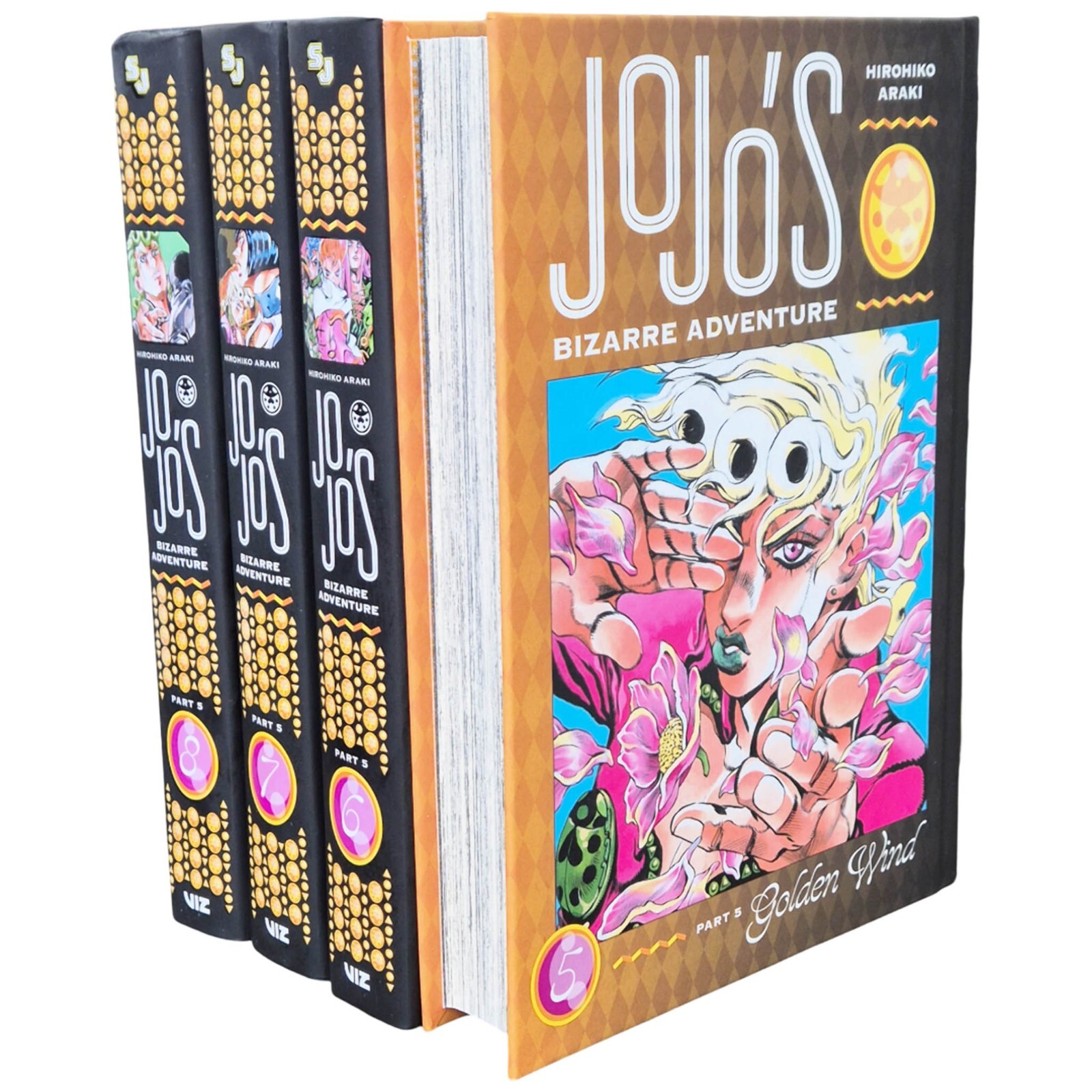 JoJo’s Bizarre Adventure: Part 5 - Golden Wind (Vol. 5-8) 4 Books -Hardback