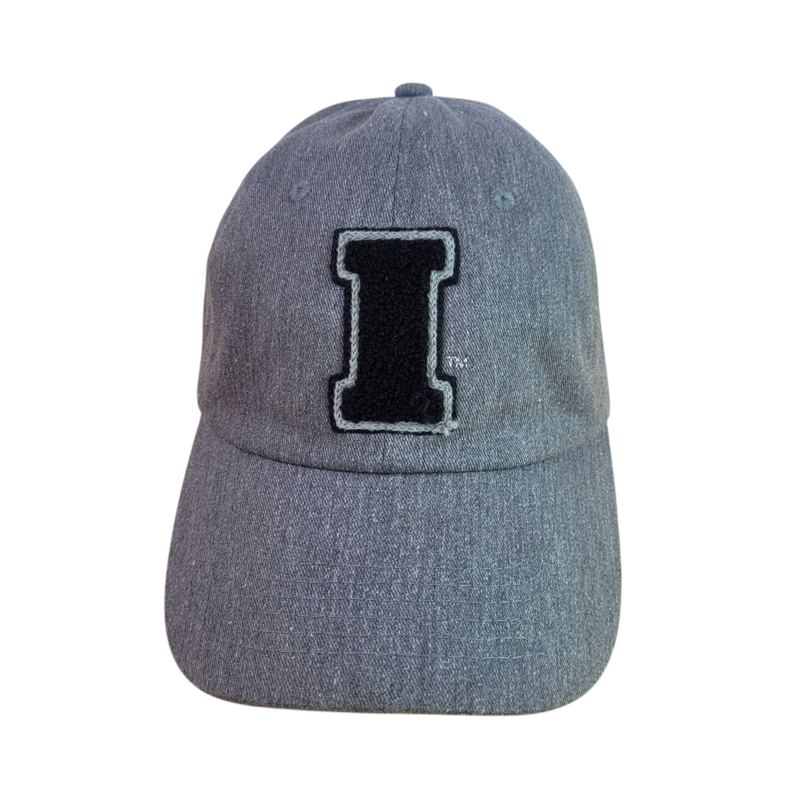 NCAA Iowa Hawkeyes Stitch Logo Adjustable Cotton Cap for Men