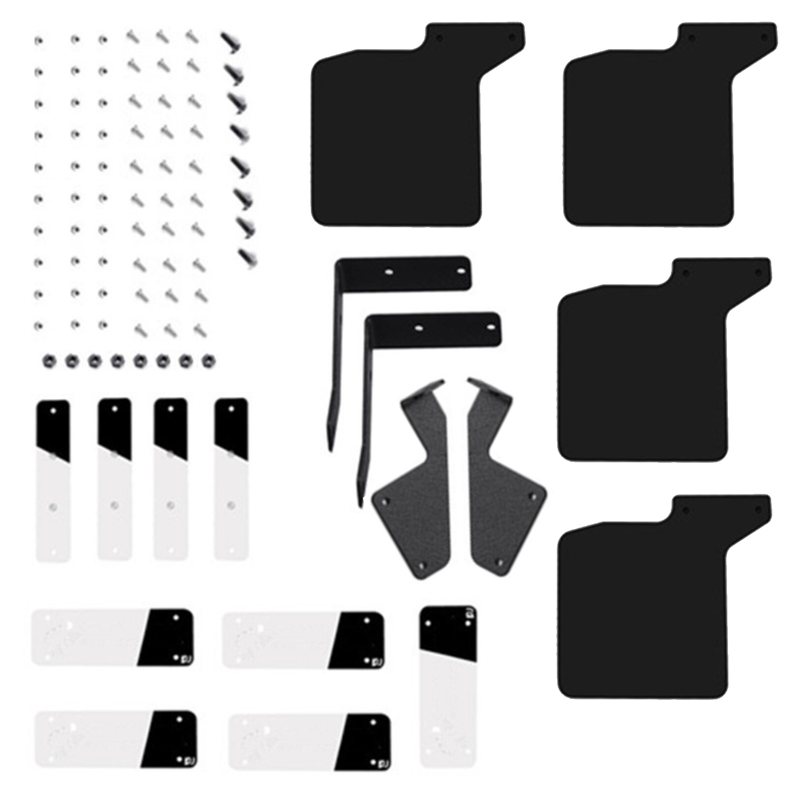 Mud Flaps Metal Rubber Fender Kit For Traxxas TRX4 2021 Bronco 1/10 RC Car-image