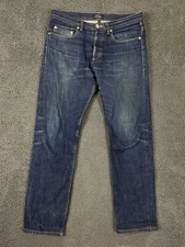 A.P.C New Standard Mens Selvedge Jeans 29x29 Blue Jean Denim Pants Raw