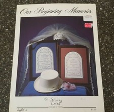 Our Beginning Memories Wedding Stoney Creek Cross Stitch Pattern Leaflet 5