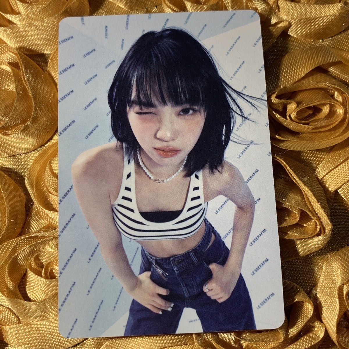 CHAEWON LE SSERAFIM Unforgiven Edition Celeb K-pop Girl Photo Card